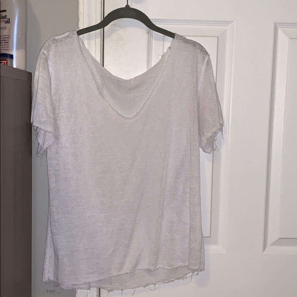 Charlotte Russe white v-neck